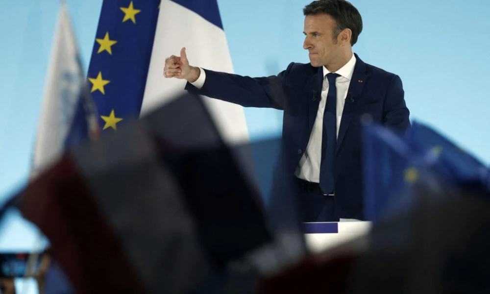 Γαλλία- εκλογές: Οι πρώτες δηλώσεις Μακρόν μετά την επικράτηση στον Α’ γύρο (βίντεο)